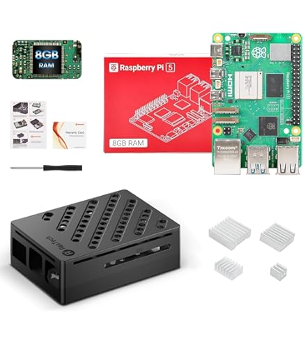 Amazon.com: RasTech Raspberry Pi 5 Kit 8GB RAM with Pi 5